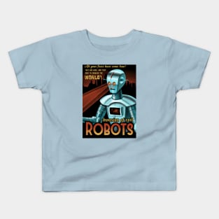 Invasion of Evil Robots Kids T-Shirt